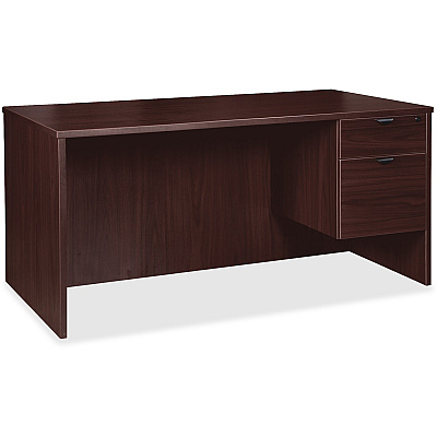 Lorell Prominence 2.0 3/4 Right-Pedestal Desk (LLRPD3066QRES)