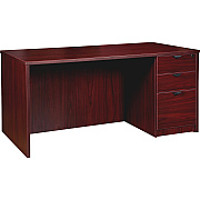 Lorell Prominence 2.0 Right-Pedestal Desk (LLRPD3066RSPMY)
