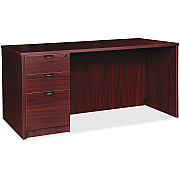 Lorell Prominence 2.0 Left-Pedestal Desk (LLRPD3672LSPMY)