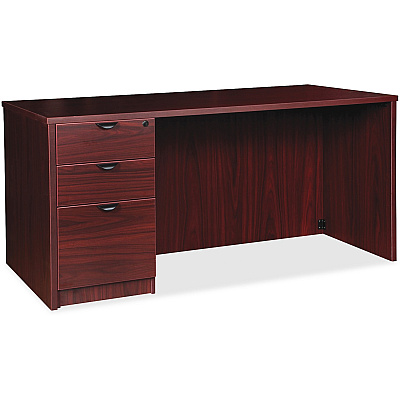 Lorell Prominence 2.0 Left-Pedestal Desk (LLRPD3672LSPMY)