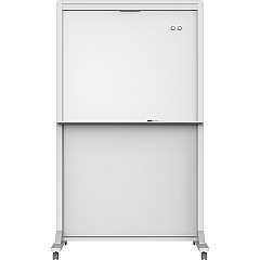 Quartet Motion Dual-Track Mobile Magnetic Dry-Erase Easel (QRTECM4068DT)