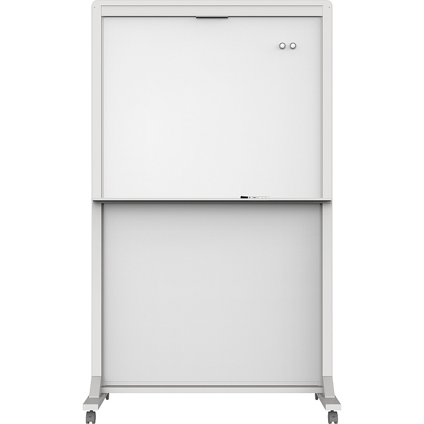 Quartet Motion Dual-Track Mobile Magnetic Dry-Erase Easel (QRTECM4068DT)