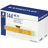 Staedtler No. 2 Woodcased Pencils - FSC 100% (STD13247C144ATH)