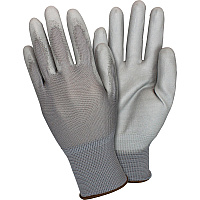 Safety Zone Gray Coated Knit Gloves (SZNGNPUSMGY)