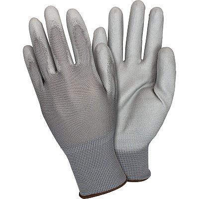 Safety Zone Gray Coated Knit Gloves (SZNGNPUSMGY)