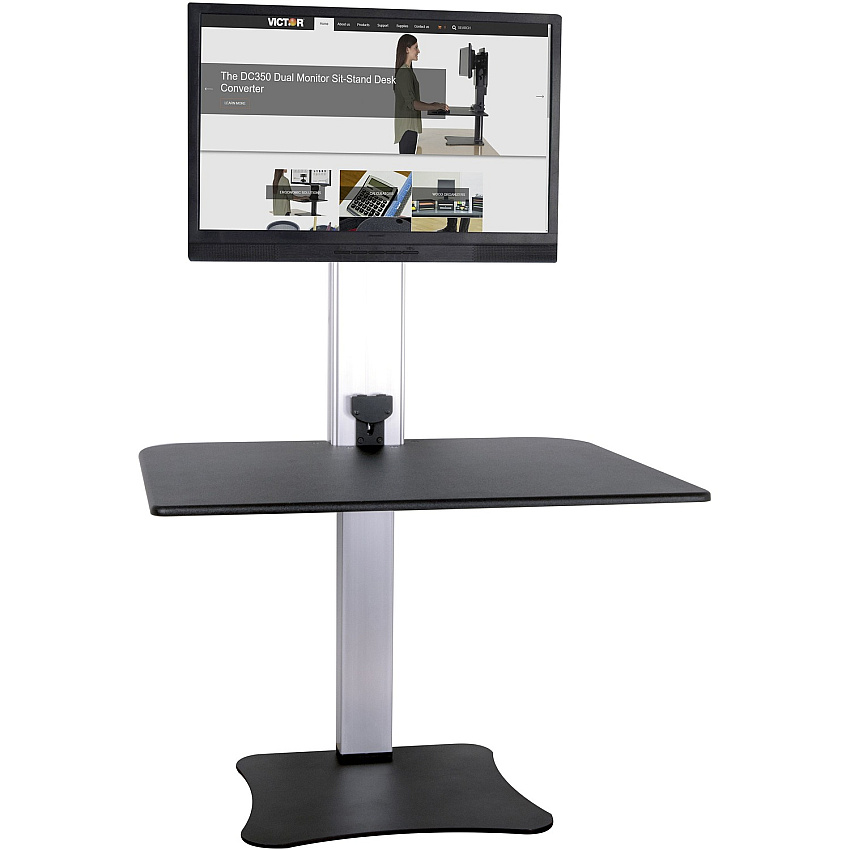 Victor High Rise Electric Single Monitor Standing Desk Workstation (VCTDC400)