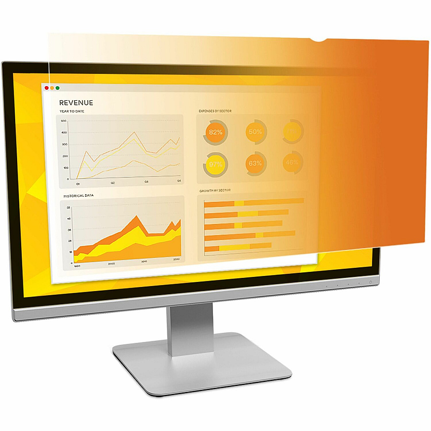 3M Gold Privacy Filter for 23.6in Monitor, 16:9, GF236W9B