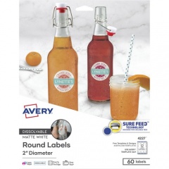 Avery Round Dissolvable Labels (4227)