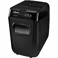 Fellowes AutoMax 200M Micro-Cut Auto Feed 2-in-1 Office Paper Shredder with Auto Feed 200-Sheet Capacity (4656201)