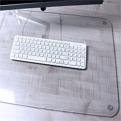 Desktex Glass Desk Pad - 19" x 24" (FLRFCDE1924G)