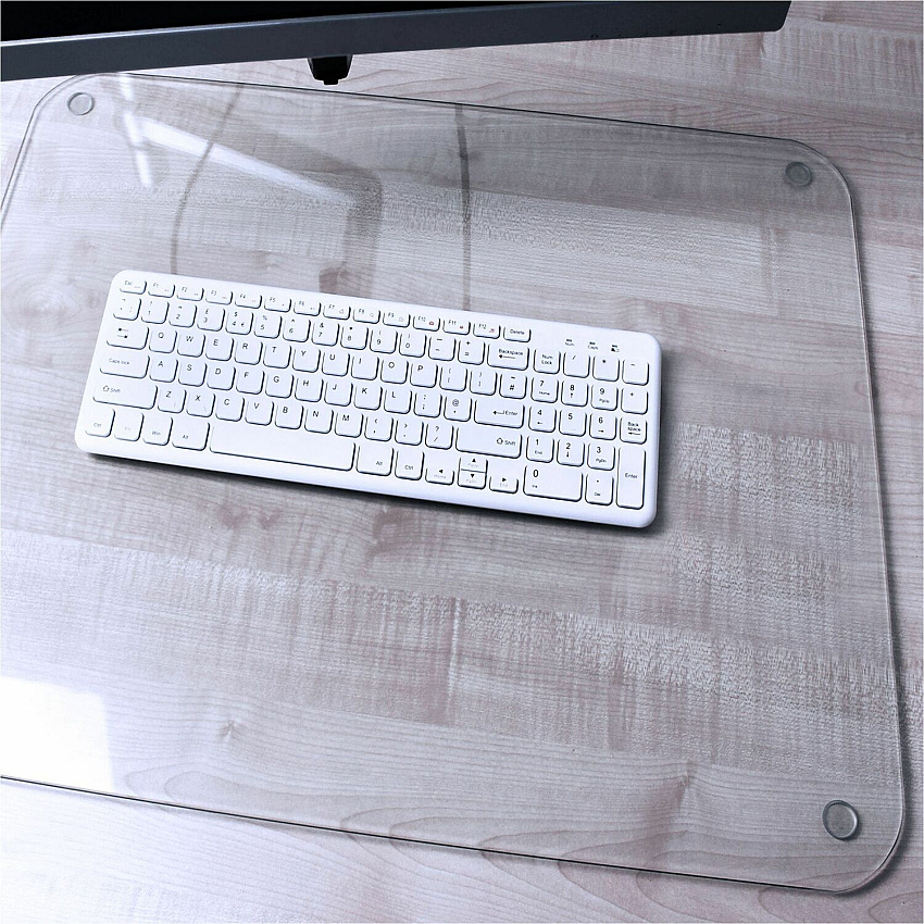 Desktex Glass Desk Pad - 19" x 24" (FLRFCDE1924G)