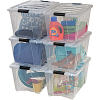 IRIS Stackable Clear Storage Boxes (IRS100245)
