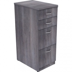 Lorell Relevance Series Charcoal Laminate Office Furniture Storage Cabinet - 4-Drawer (16211)