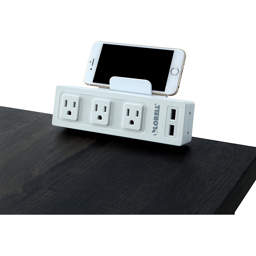 Lorell Desktop AC Power Center with USB Charger (LLR33997)