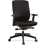 Lorell Premium Mid-Back Chair with Adjustable Arms (LLR42172)