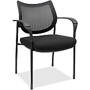 Lorell Mesh Back Guest Chair with Arms (LLR60511)