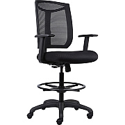 Lorell Air Grid Seat Swivel Stool (LLR83101)