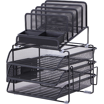 Lorell Divided 4-tier Desktop Organizer (LLR95251)