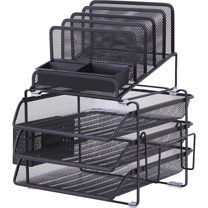 Lorell Divided 4-tier Desktop Organizer (LLR95251)