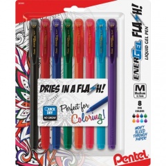 Pentel EnerGel Flash Pens (BL417BP8M)