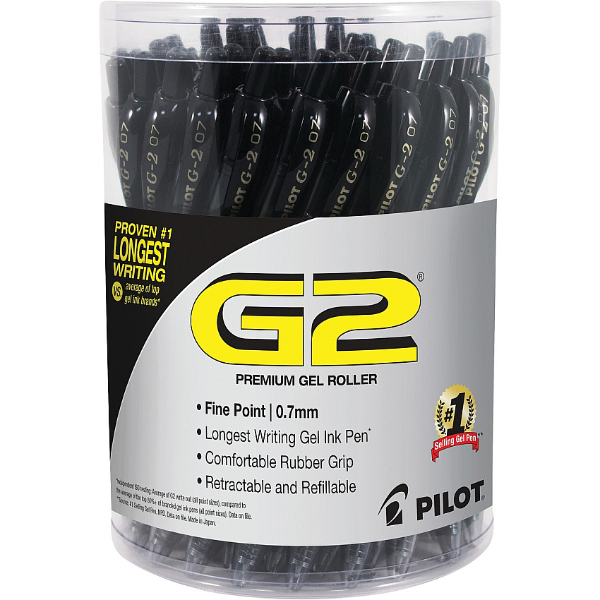 G2 Retractable Gel Ink Pens with Black Ink (PIL84065)