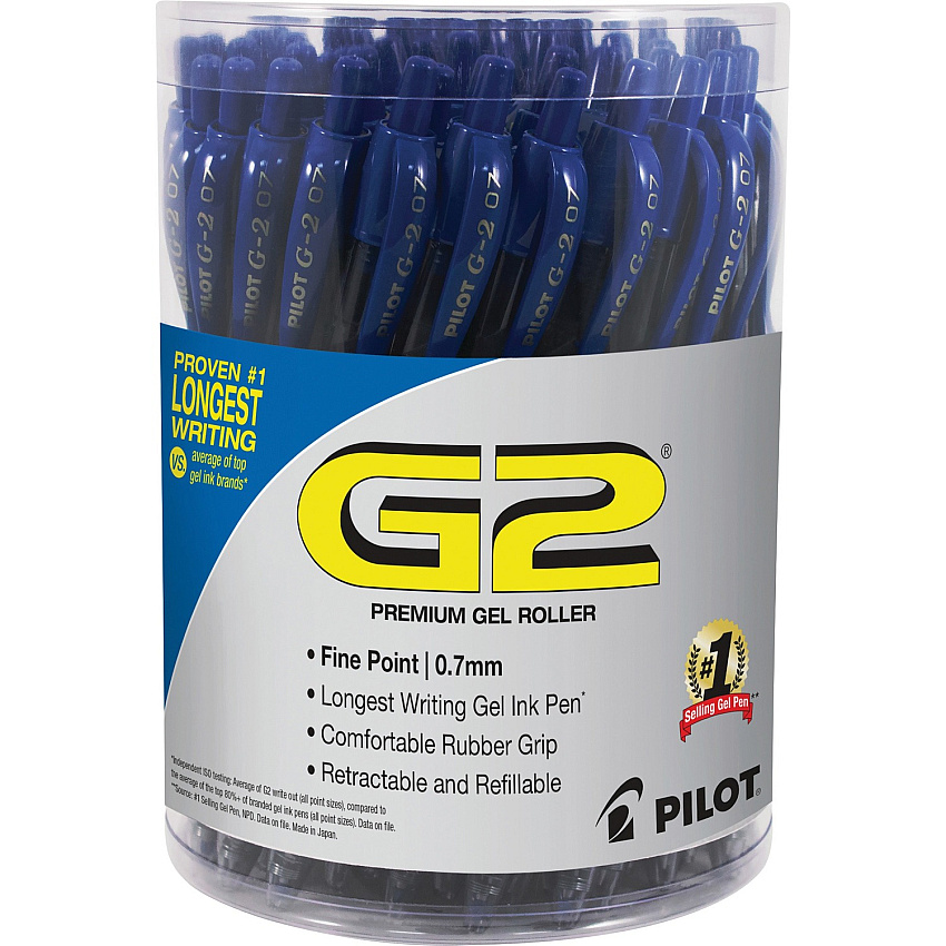 G2 Retractable Gel Ink Pens with Blue Ink (PIL84066)