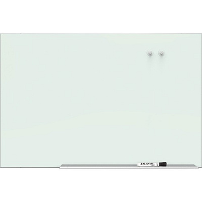 Quartet Element Framed Magnetic Glass Dry-Erase Board (QRTG8548E)
