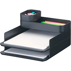 Safco Stacking Plastic Desktop Sorter Sets (SAF3285BL)