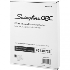 GBC EZUse Thermal Laminating Pouches (3740725)