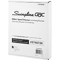 GBC EZUse Speed Format Thermal Laminating Pouches (GBC3740728)