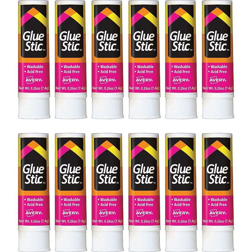 Avery Permanent Glue Stic (AVE00166BX)
