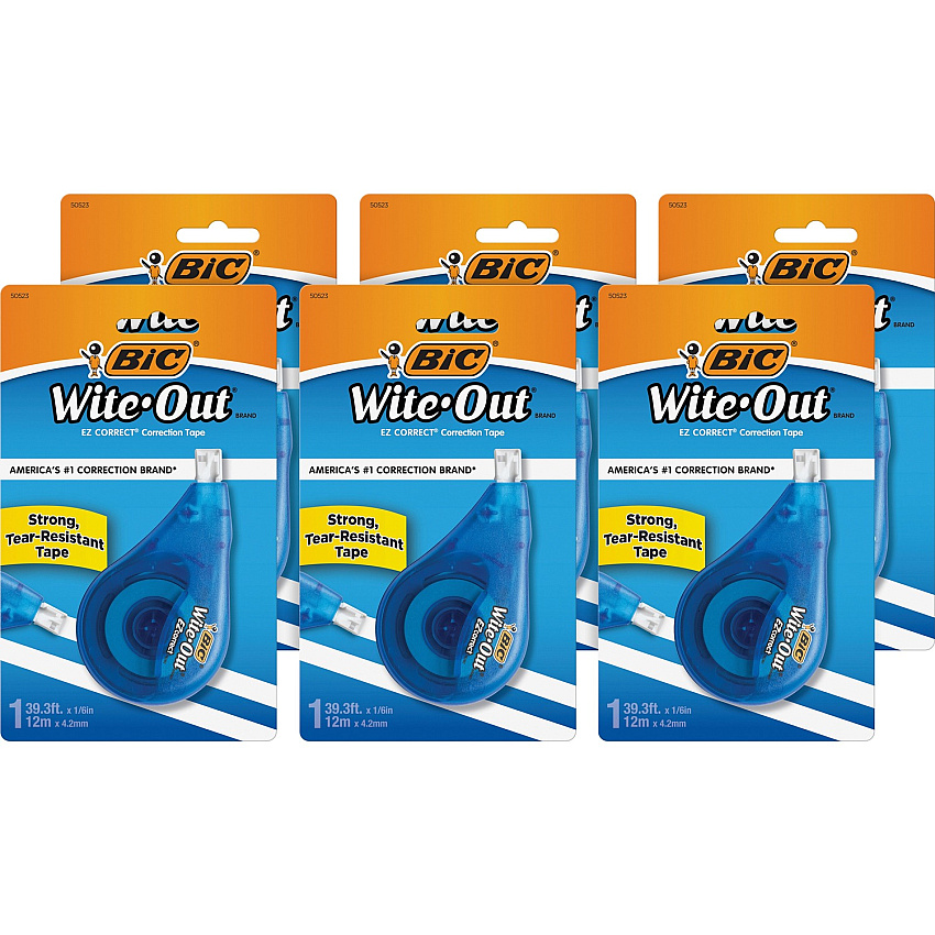 BIC EZ Correct Correction Tape (BICWOTAPP11BX)