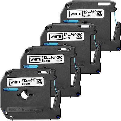 Brother P-touch Nonlaminated M Series Tape Cartridge (M231BD)