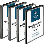 Business Source Round-ring View Binder (BSN09950BD)
