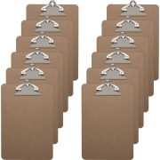 Business Source Mini Clipboard with Standard Metal Clip (16506BX)