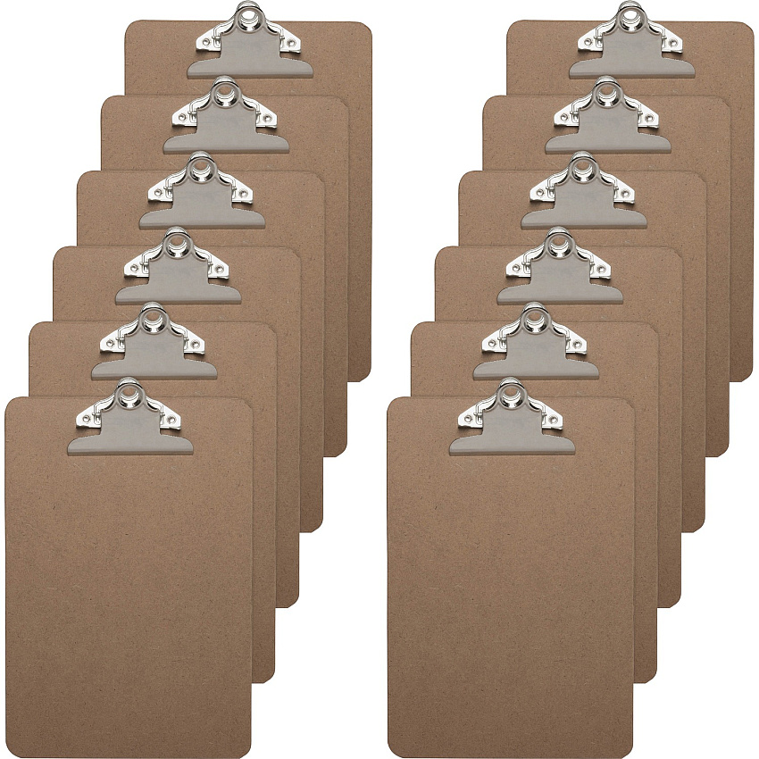 Business Source Mini Clipboard with Standard Metal Clip (BSN16506BX)