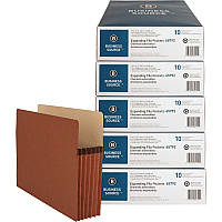 Business Source Letter Recycled File Pocket (BSN65792CT)