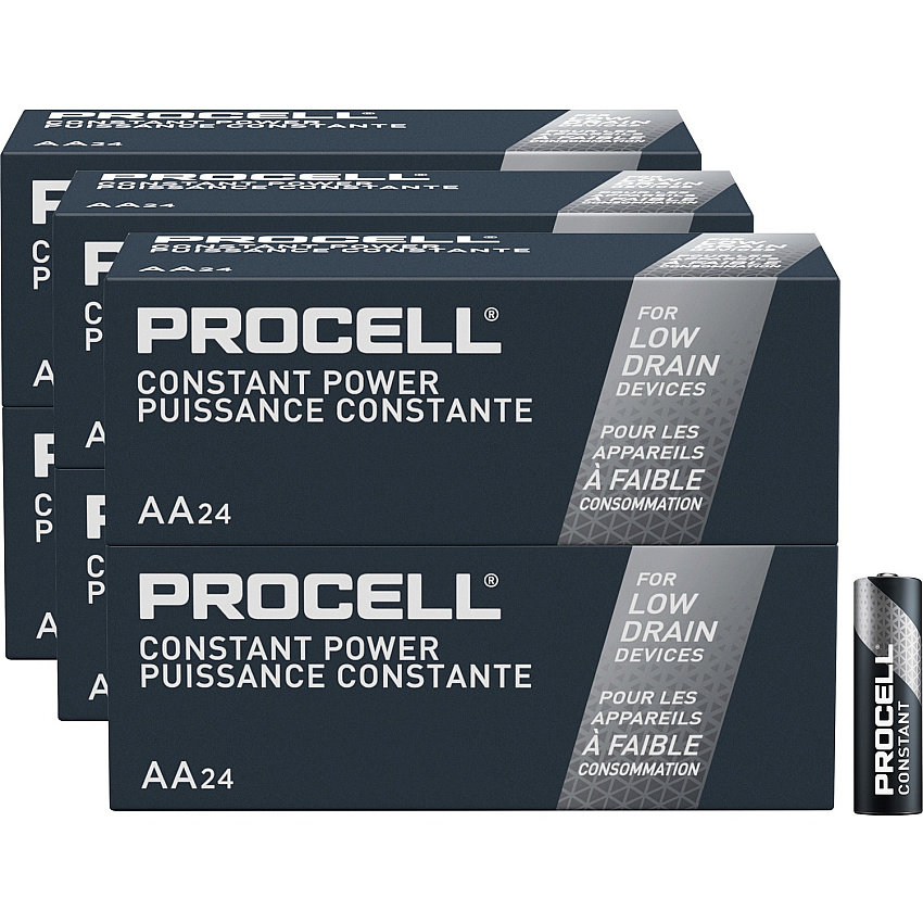 Duracell Procell Alkaline AA Battery Boxes of 24 (DURPC1500BKDCT)