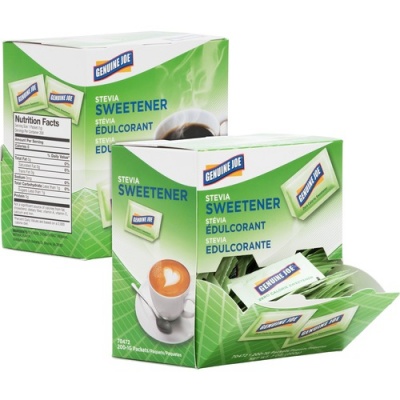 Genuine Joe Stevia Natural Sweetener Packets (70472CT)