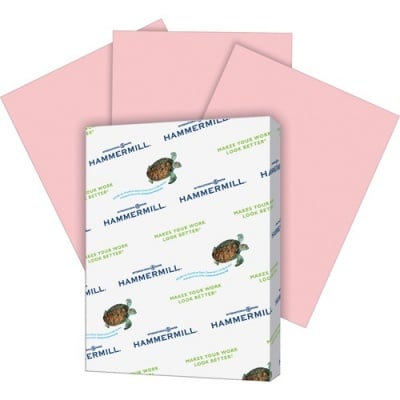 Hammermill Colors Recycled Copy Paper - Pink (103382CT)