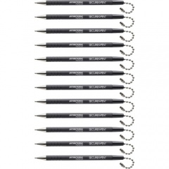 MMF Industries Secure-A-Pen Replacement Antimicrobial Pen (28704BX)
