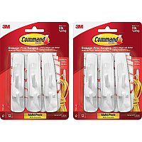 Command Medium Utility Hooks with Adhesive Strips (MMM170016ESBG)