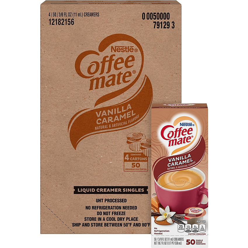 Coffee-mate Coffee-mate Vanilla Caramel Flavor Liquid Creamer Singles (NES79129CT)