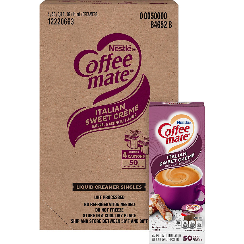 Coffee-mate Coffee-mate Italian Sweet Creme Liquid Creamer Singles (NES84652CT)