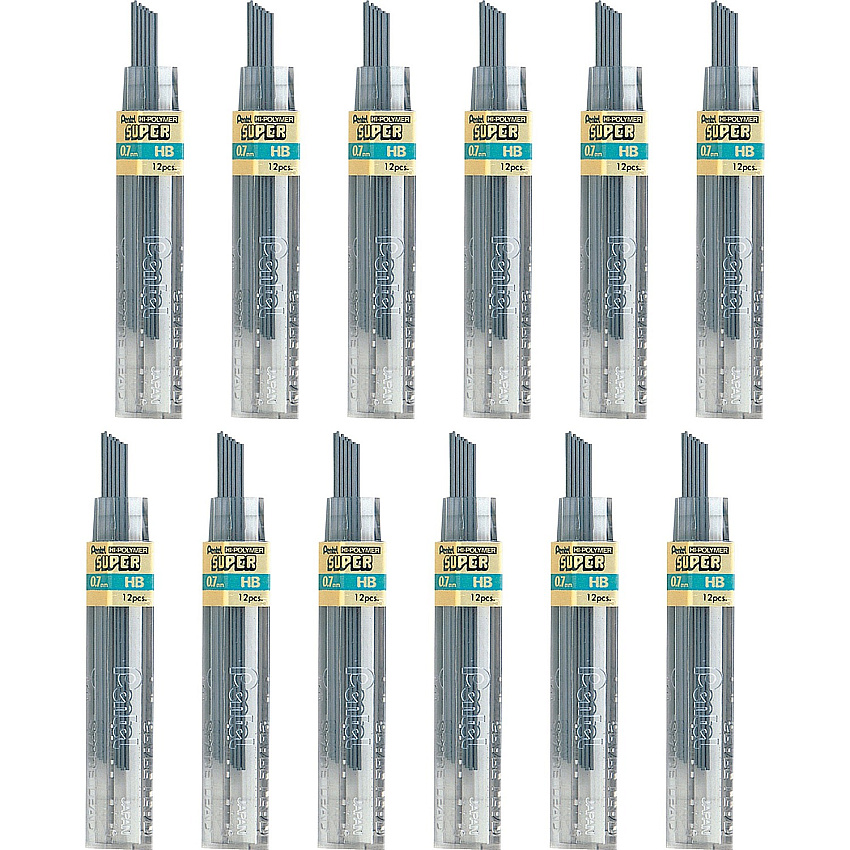 Pentel Super Hi-Polymer Leads (PEN50HBBX)