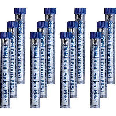 Pentel Mechanical Pencil Eraser Refills (PENPDE1BX)