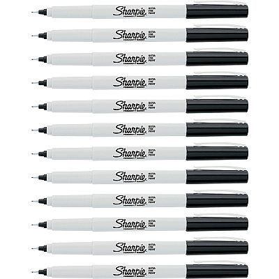 Sharpie Ultra Fine Permanent Markers (SAN37121DZ)