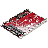 StarTech Adapter, Dual M.2 To Sata, 2.5" Bay Raid (S322M225R)