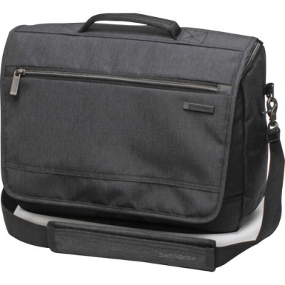 Samsonite Modern Utility Carrying Case (Messenger) for 15.6" Apple iPad Notebook, Tablet - Charcoal Heather, Charcoal (895795794)