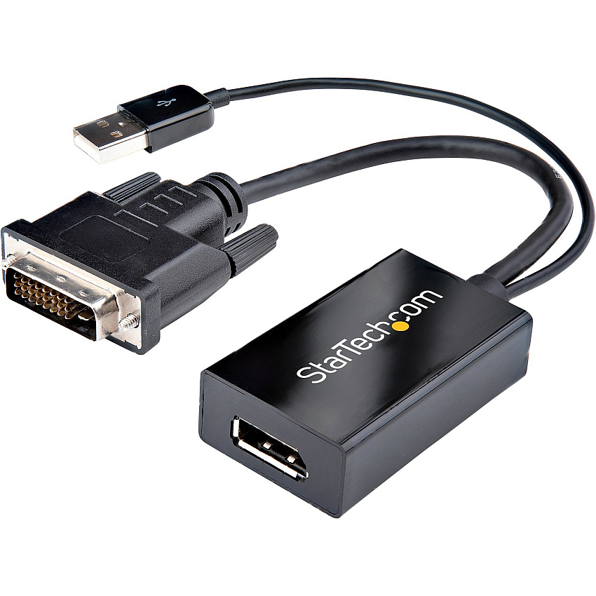 StarTech Dvi To Displayport Adapter - Usb Power (DVI2DP2)